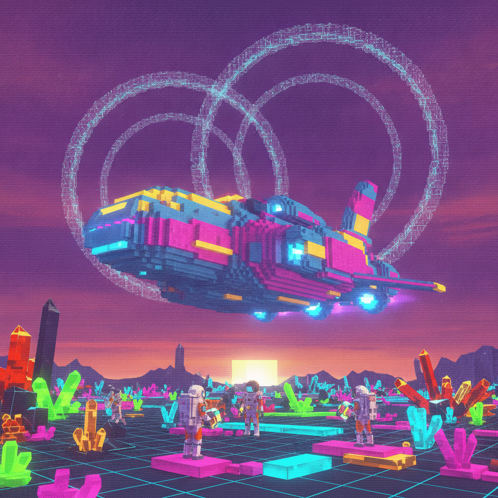 Portfolio item showcasing a sci-fi space exploration game.